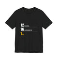 12 Hours. 16 Residents. 1 Me. — CNA Tee (Dark Garments)