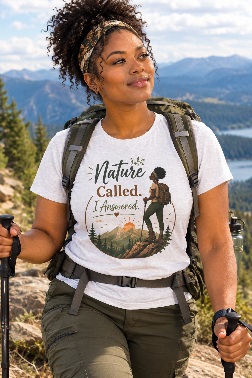 Nature Called. I Answered. — Hiking Tee